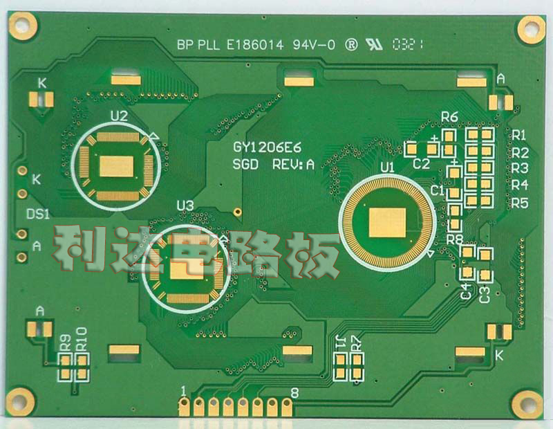 双面LCD沉金板